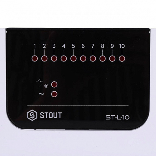 Контроллер проводной STOUT термостатических клапанов L-10
