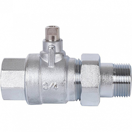 Клапан шаровой двухходовой зональный STOUT 3/4&quot;х3/4&quot; НВ