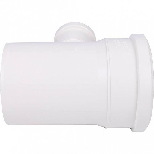 ПВХ Тройник переходной канализационный SINIKON КОМФОРТ ПЛЮС белый Ø110х50х90°