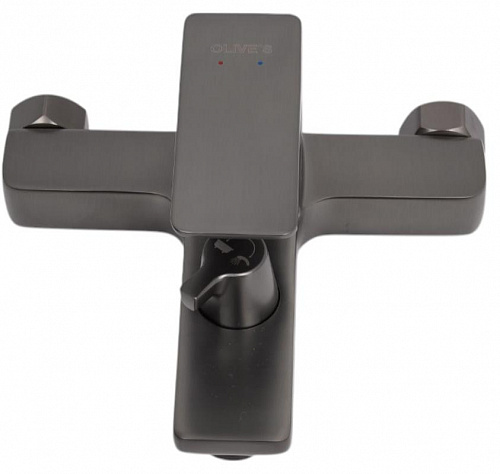 Смеситель для ванны OLIVE'S NAVARRA 25201NRGM оружейная сталь, латунь, уп. (8 шт)