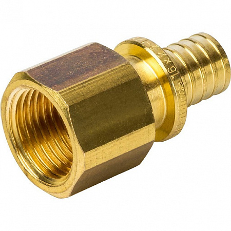СА Муфта резьбовая аксиальная для сшитого полиэтилена STOUT Ø16х1/2&quot; В