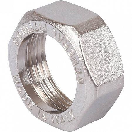 Американка УГЛОВАЯ резьбовая латунная (с прокладкой o-ring) STOUT никель 1/2&quot; ВН