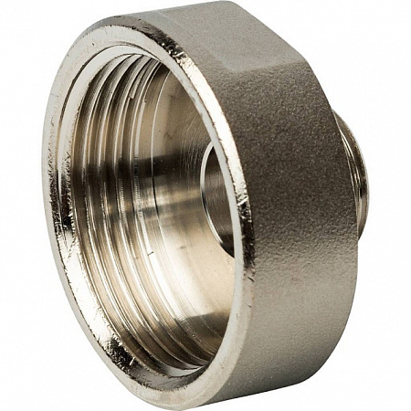 Муфта переходная резьбовая латунная STOUT никель 11/4&quot;X1/2&quot; ВН