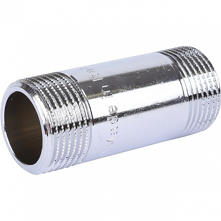 Бочонок резьбовой латунный STOUT хром 3/4&quot;x60мм