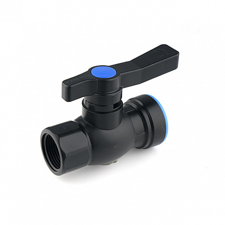 ПНД Кран с резьбой быстросборный IRRIPLAST PP PUSH пластик Ø20х1/2&quot; В (10/150)