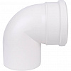 ПВХ Отвод канализационный SINIKON КОМФОРТ ПЛЮС белый Ø110х90°