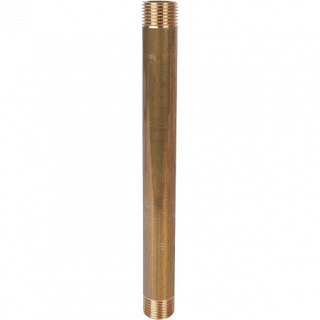 Бочонок резьбовой латунный STOUT без покрытия 1/2&quot;x200мм