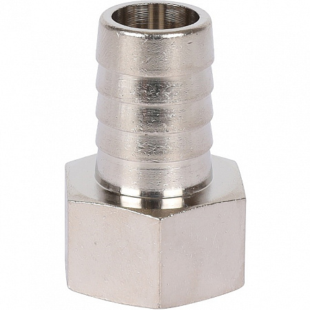 Штуцер резьбовой латунный STOUT никель 1/2&quot;x16мм В