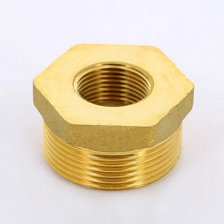 Футорка резьбовая латунная UNI-FITT без покрытия 11/2&quot;х11/4&quot; ВН