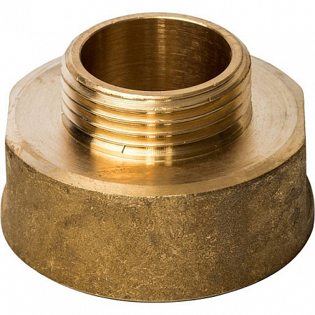 Муфта переходная резьбовая латунная STOUT без покрытия 11/2&quot;x1&quot; ВН