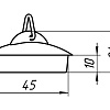 Пробка для сифона АНИПЛАСТ M300 11/2&amp;quot;