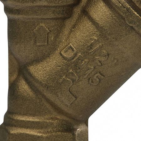 ФГО Фильтр косой грубой очистки STOUT SFW латунный 1/2&quot;, 500 мкр, желтый