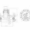 Оголовок для скважины наружный ДЖИЛЕКС ОСП 140-160/32 пластик