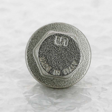 Заглушка резьбовая латунная UNI-FITT никель 3/4&quot; Н