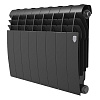 Радиатор биметаллический ROYAL THERMO BILINER NOIR SABLE 350x8 секций, черный (НС-1197125)