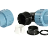 ПНД Уголок соединительный компрессионный UNIPUMP пластиковый Ø32х32-90°