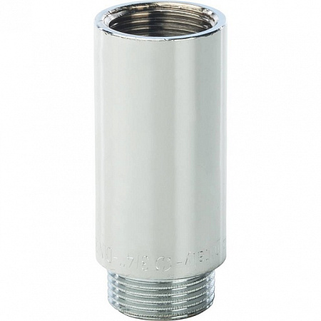 Удлинитель резьбовой латунный STOUT хром 3/4&quot;x60мм ВН