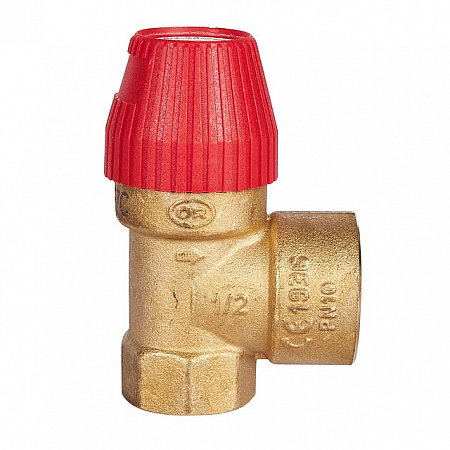 Клапан предохранительный для отопления STOUT 1/2&quot;x3/4&quot; (2,5 бар) (477.127)
