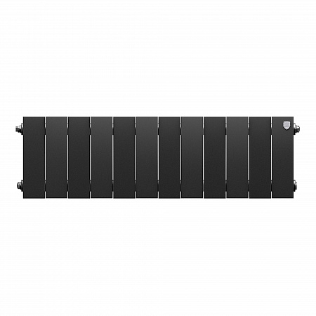 Радиатор биметаллический ROYAL THERMO PIANOFORTE NOIR SABLE 200x12 секций, чёрный (НС-1346003)