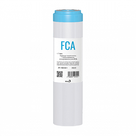 Картридж сменный угольный гранул. ESSAN EFCA10, для корпуса 10SL, для мех. и сорбцион очистки (25)
