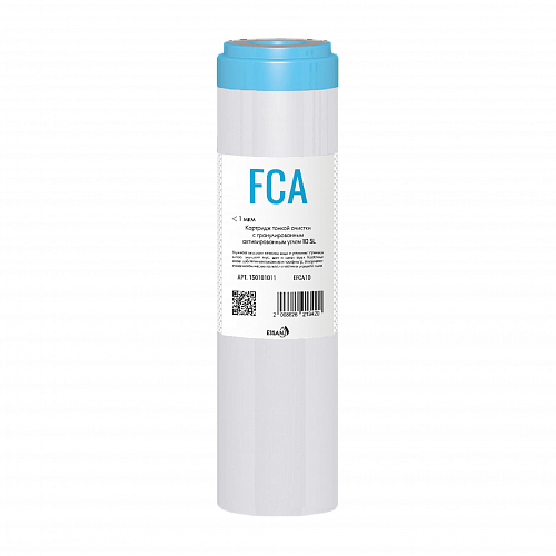 Картридж сменный угольный гранул. ESSAN EFCA10, для корпуса 10SL, для мех. и сорбцион очистки (25)