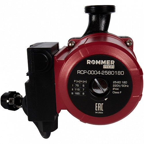 Насос циркуляционный ROMMER Profi 25/80-180
