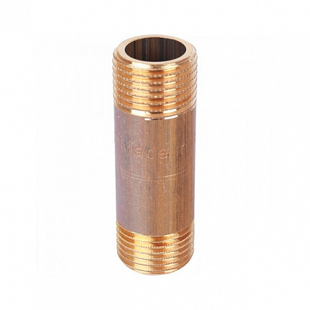 Бочонок резьбовой латунный STOUT без покрытия 1/2&quot;x40мм