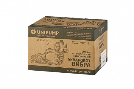 Насос вибрационный-автомат UNIPUMP АКВАРОБОТ ВИБРА 2-15 Н-2 л (98 мм) металл