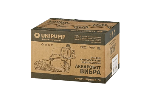 Насос вибрационный-автомат UNIPUMP АКВАРОБОТ ВИБРА 2-15 Н-2 л (98 мм) металл