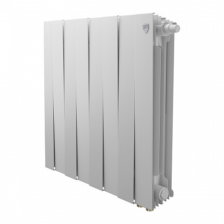 Радиатор биметаллический ROYAL THERMO PIANOFORTE TOWER/BIANCO TRAFFICO VDR 500х8 секций (НС-1506364)
