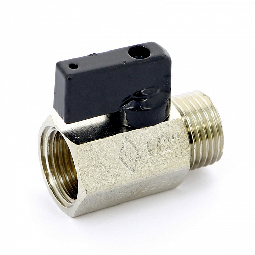 Кран шаровой потребительный BUGATTI KANSAS МИНИ 805 флажок DN15 - 1/2&amp;quot; НВ