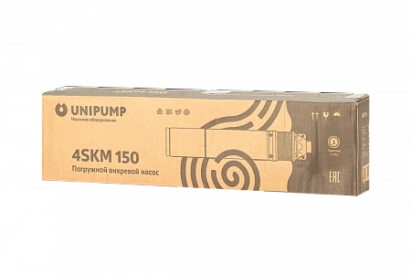 Насос скважинный вихревой UNIPUMP 4SKM 150 (1,1 кВт, кабель 30 м)