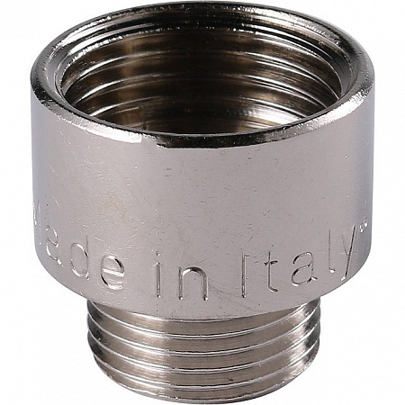Муфта переходная резьбовая латунная STOUT никель 1/2&quot;X3/8&quot; ВН
