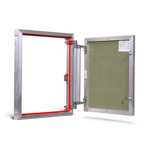 Люк под плитку АЛЮМИНИЕВЫЙ (НАЖИМНОЙ) ПРАКТИКА ETP 50x60