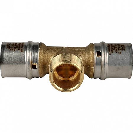 МП Тройник резьбовой пресс для металлопласта STOUT Ø26х3/4&quot;х26 Н