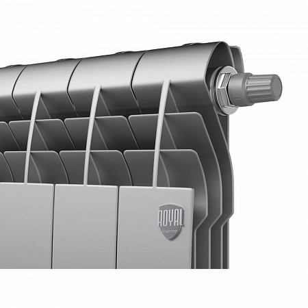Радиатор биметаллический ROYAL THERMO BILINER SILVER SATIN VR 500x10 секций (НС-1196687)