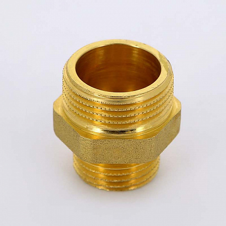 Ниппель переходной резьбовой латунный UNI-FITT без покрытия 3/4&quot;х1/2&quot;