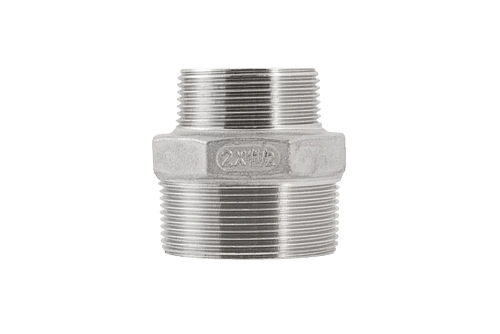 Переход резьбовой UNIPUMP 2”НР / 1,5”НР нержавеющая cталь
