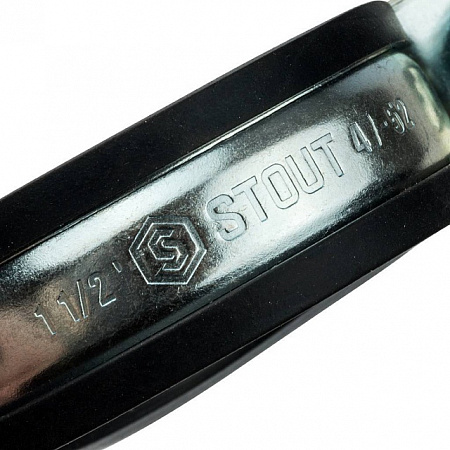 Хомут крепежный со шпилькой М8*80 STOUT Ду40 (48-52) - 11/2&quot;