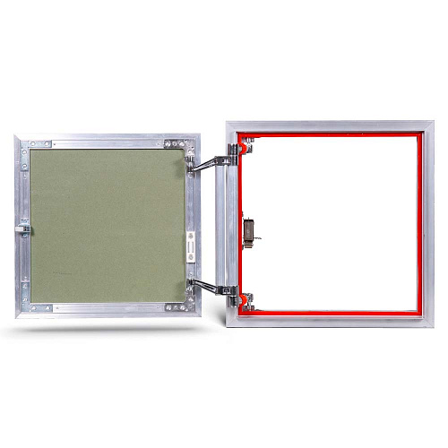 Люк под плитку АЛЮМИНИЕВЫЙ (НАЖИМНОЙ) ПРАКТИКА АТР 40х40