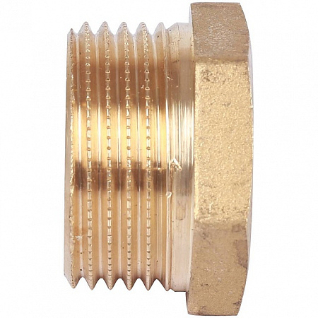 Футорка резьбовая латунная STOUT без покрытия 1&quot;x3/8&quot; ВН