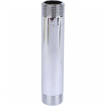 Бочонок резьбовой латунный STOUT хром 3/4&quot;x120мм