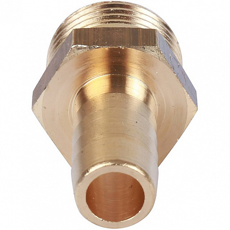 Штуцер резьбовой латунный STOUT без покрытия 1/2&quot;x12мм Н