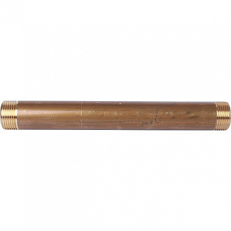 Бочонок резьбовой латунный STOUT без покрытия 3/4&quot;x200мм