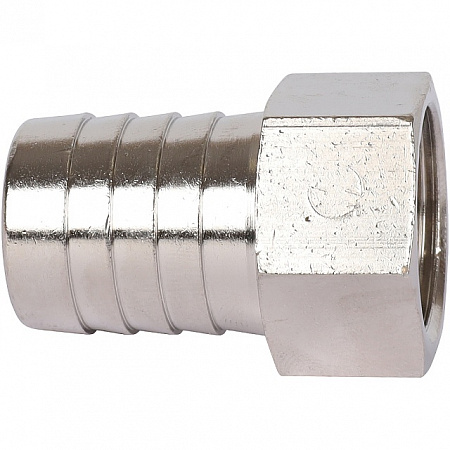 Штуцер резьбовой латунный STOUT никель 1/2&quot;x20мм В