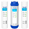 Комплект сменных картриджей VODOS SLIM-2 (ПП-10,Gac-10,ПП-10)