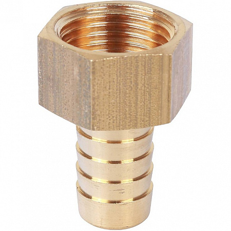 Штуцер резьбовой латунный STOUT без покрытия 1/2&quot;x14мм В