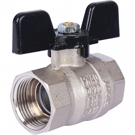 Кран шаровой STOUT бабочка 3/4&quot; ВВ, стандартный проход