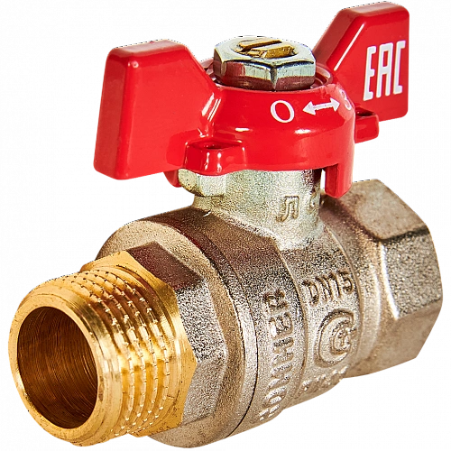 Кран шаровой ROMMER бабочка 1/2&amp;quot; ВН неполнопроходной