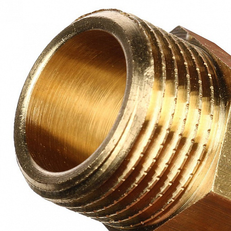 Заглушка резьбовая латунная STOUT без покрытия 3/8&quot; Н